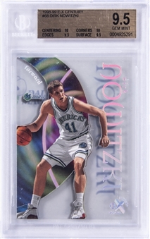 1998-99 E-X Century #68 Dirk Nowitzki Rookie Card - BGS GEM MINT 9.5